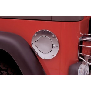 Rampage 75001 Billet Style Fuel Door Cover Fits 07-18 Wrangler Jk - All