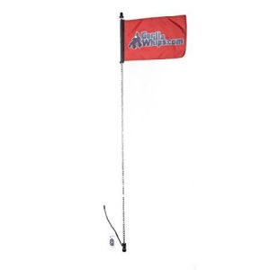 Gorilla Whips 20 color 6' Led Xtreme Whip w/ Red Safety Flag and Wireless - All