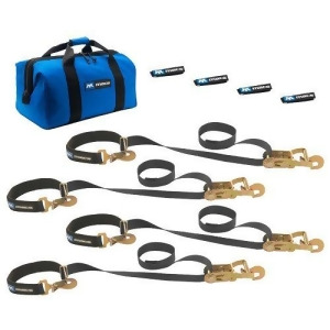Mac's Tie-Downs 511118 Black Super Pack with 8' x 2 Direct Hook Combination - All