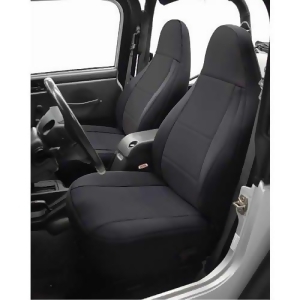 Coverking Custom Fit Seat Cover for Jeep Wrangler Cj 2-Door Neoprene Solid - All