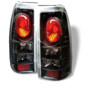 Spyder Auto 5001986 Altezza Tail Lights; Uses Stock Bulbs; Pair; Black; - All