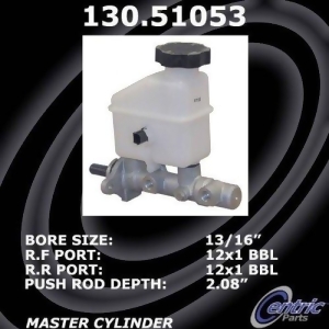 Centric Parts Brake Master Cylinder 130.51053 - All