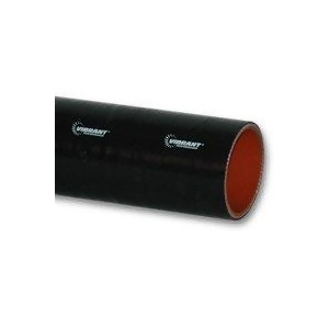 Vibrant 27051 4 Ply Silicone Sleeve 1.75 I.d. x 12 Long Black - All