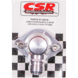 Csr Performance Products 911An16c Clear Swivel Thermostat Housing for Chevy - All