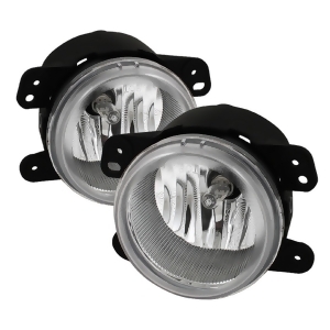 Spyder Auto 5015372 Fog Lights; Bulbs Included; Pair; Clear; - All