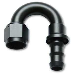 Vibrant Performance 22806 Hose End Elbow Fitting Push-On 180 Degree; Hose - All