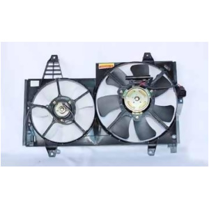 Dual Radiator and Condenser Fan Assembly Tyc 621250 fits 00-04 Volvo S40 - All