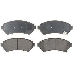 Acdelco 14D699ch Advantage Ceramic Front Disc Brake Pad Set with Wear Sensor - All