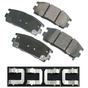 Disc Brake Pad-ProACT Ultra Premium Ceramic Pads Rear Akebono Act1275 - All