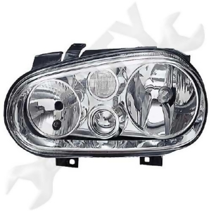 Hella 963711071 Volkswagen Jetta MkIV Driver Side Headlight Assembly - All