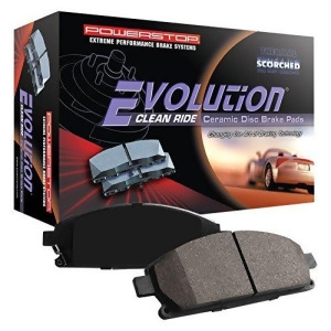 Power Stop 16-1630A Z16 Evolution Ceramic Clean Ride Scorched Brake Pad - All