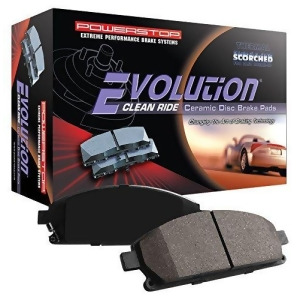 Power Stop 16-1864 Front Z16 Evolution Clean Ride Ceramic Brake Pad 1 Pack - All