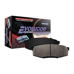 Power Stop 16-1391A Z16 Evolution Ceramic Clean Ride Scorched Brake Pad - All