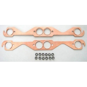 Copper Seal Exhaust Gasket 1955-91 Sb-chevy Roun - All