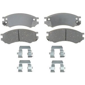 Acdelco 14D507ch Advantage Ceramic Front Disc Brake Pad Set with Hardware - All