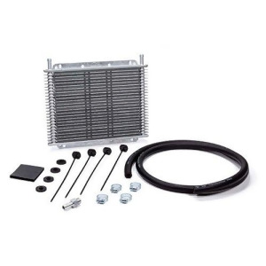 Oil Cooler Trans 11in x 7-7/8in w/ 3/8in Barb - All