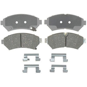 Acdelco 14D753ch Advantage Ceramic Rear Disc Brake Pad Set with Hardware - All