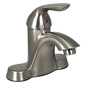 Bathroom Faucet 4In Tall Single Lever Ceramic Disc Brushed Nickel - All