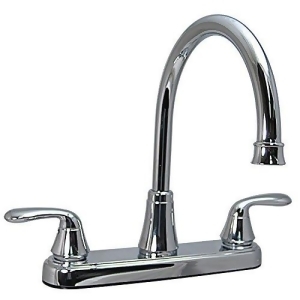 Kitchen Faucet 8In Hi-arc Hybrid 2 Lever Chrome - All