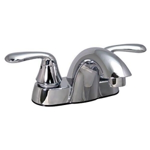 Bathroom Faucet 4In Hybrid Low-arc 2 Lever 1/4 Turn Chrome - All