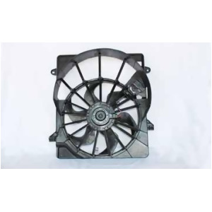 Tyc 621940 Jeep Liberty Replacement Radiator/Condenser Cooling Fan Assembly - All