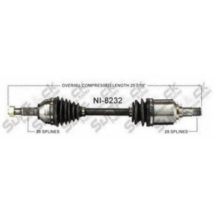 Cv Axle Shaft-New Front Left SurTrack Ni-8232 fits 07-13 - All
