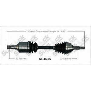 Cv Axle Shaft-New Front Left SurTrack Ni-8235 fits 07-13 - All