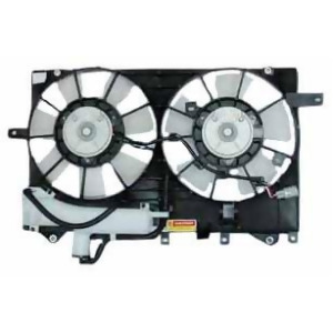 Dual Radiator and Condenser Fan Assembly Tyc 621190 fits 04-09 Prius - All