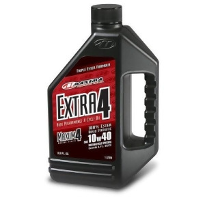 16901 Extra4 10W-40 Synthetic 4T Motorcycle Engine Oil 1 Liter Bottle - All