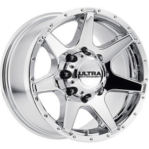 Ultra Wheel 205C Tempest Chrome Plated Wheel with Chrome Finish 17x9 10mm offset - All