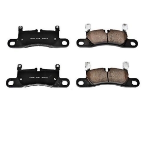 Power Stop 17-1453 Rear Z17 Evolution Clean Ride Ceramic Brake Pad with Hardware 1 Pack - All