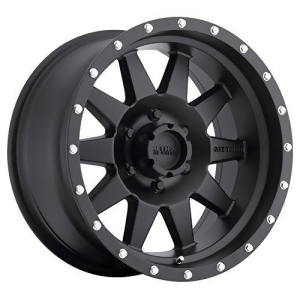 Method Race Wheels The Standard Matte Black Wheel with Stainless Steel Accent Bolts 17x8.5 0 mm offset - All