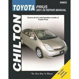 Repair Manual Chilton 68650 fits 01-08 Prius - All
