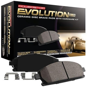 Power Stop 17-1840 Rear Z17 Evolution Clean Ride Ceramic Brake Pad with Hardware 1 Pack - All