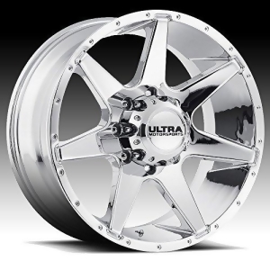 Ultra Wheel 205C Tempest Chrome Plated Wheel with Chrome Finish 18x9 18mm offset - All