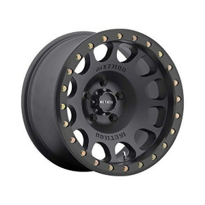 Method Mr105 17 Black Wheel / Rim 6x5.5 with a 38mm Offset and a 108 Hub Bore. Partnumber Mr10579060538b - All