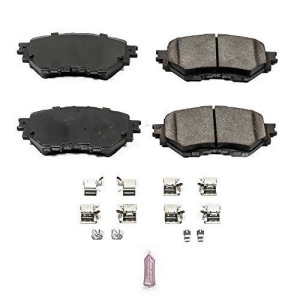 Power Stop 17-1759 Front Z17 Evolution Clean Ride Ceramic Brake Pad with Hardware 1 Pack - All