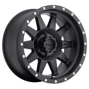 Method Race Wheels The Standard Matte Black Wheel with Stainless Steel Accent Bolts 18x9 /6x135mm 18 mm offset - All