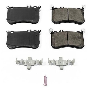 Power Stop 17-1634 Front Z17 Evolution Clean Ride Ceramic Brake Pad with Hardware 1 Pack - All