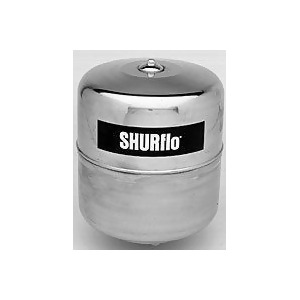 Shurflo Pre-Pressurized Accumulator 2 Gallon Stainless Steel Nylon Tank Shu3400002 - All