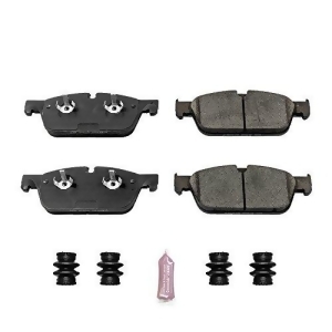 Power Stop 17-1636 Front Z17 Evolution Clean Ride Ceramic Brake Pad with Hardware 1 Pack - All