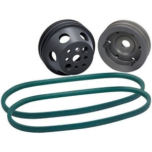 Allstar Performance All31093 Reduction Pulley Kit Sb Chevy 1 1 Ratio For No Power Steering - All
