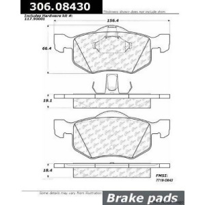 Centric Parts Disc Brake Pad 306.08430 - All