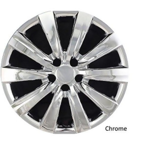 Fits 2011-2015 Corolla 16 Steel Wheels-Chrome Hubcaps - All