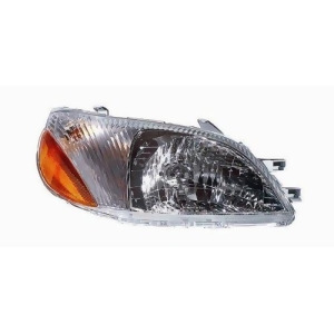 2000-2002 Echo Coupe / Sedan Right Hand Automotive Replacement Head Light Tyc 20-5825-00 - All