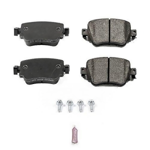Power Stop 17-1779 Rear Z17 Evolution Clean Ride Ceramic Brake Pad with Hardware 1 Pack - All