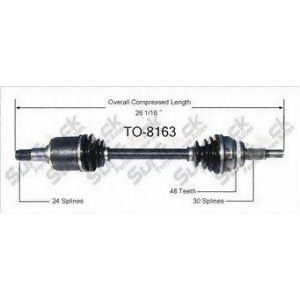 Cv Axle Shaft-New Front Left SurTrack To-8163 fits 05-07 Avalon - All