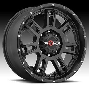 Worx 808Sb Beast Ii Matte Black Wheel 20x9 /5x5mm 12 mm offset - All