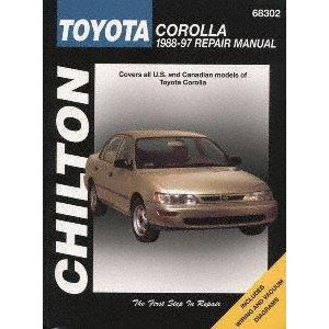 Repair Manual Chilton 68302 fits 88-97 Corolla - All