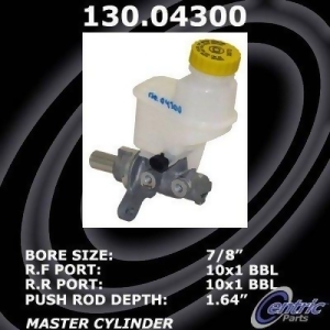 Centric 130.04300 Master Cylinder - All
